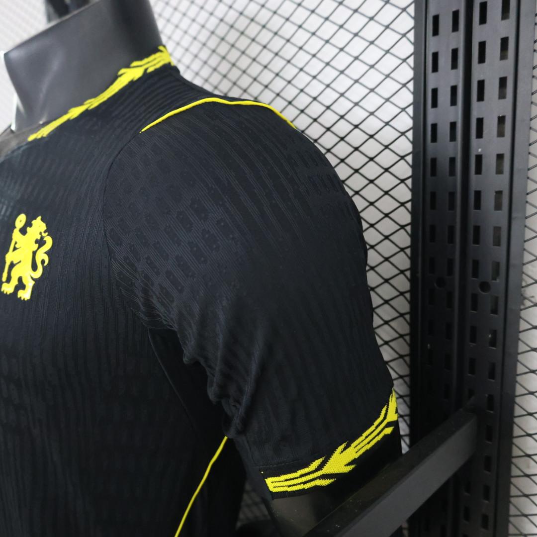 CHELSEA FC 26/27 BLACK THIRD KIT PLAYER VERSION JERSEY  WITH LOGO