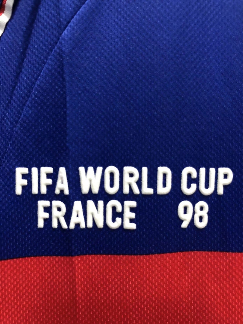 France 1998 Home Retro Jersey Long Sleeve | World Cup Shirt